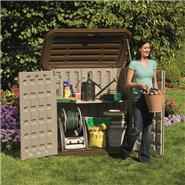 BillyOh Suncast Kensington 4 Horizontal Plastic Shed
